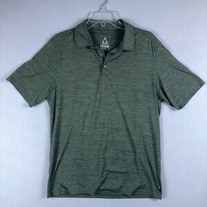 Gerry Polo Shirt Mens Size Medium Short Sleeves Collared Lightweight Green